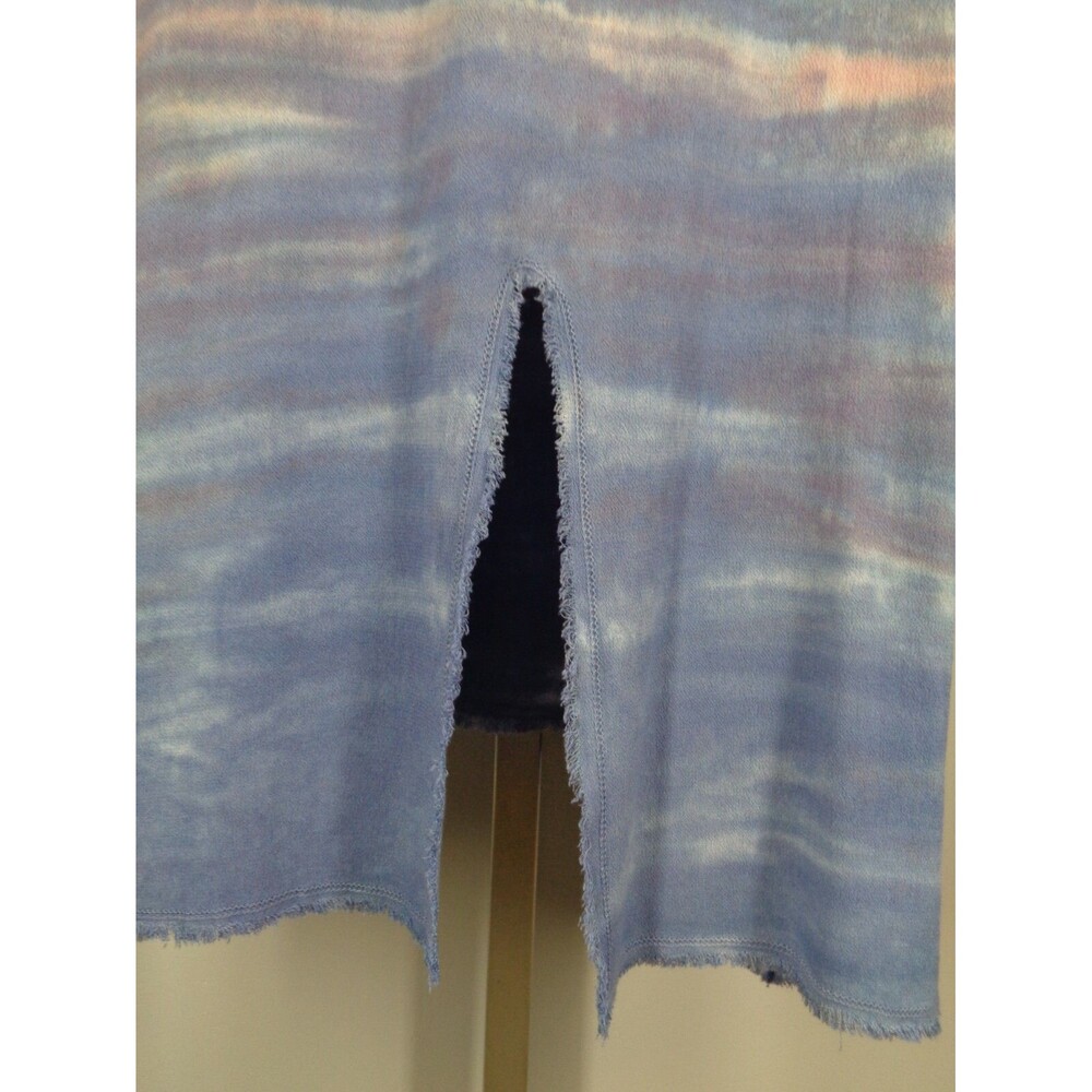 Sam Lavi Sunset Soiree Frayed Tank Maxi Dress Size Medium Cover Up Ombré - Picture 10 of 12